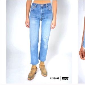 Levi’s Re-done stovepipe jeans